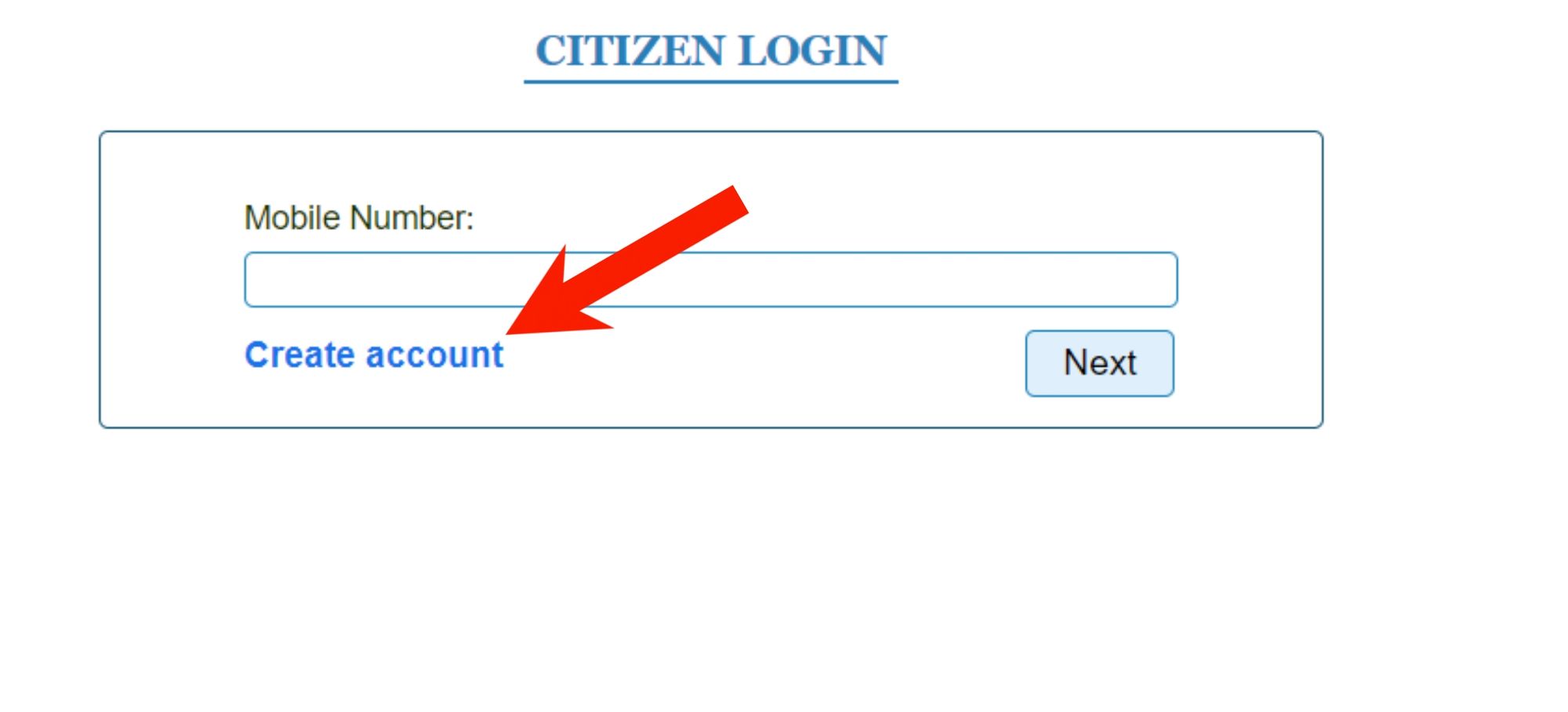 Citizen Account