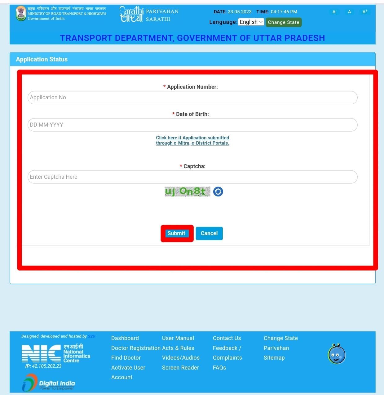DL Status Page
