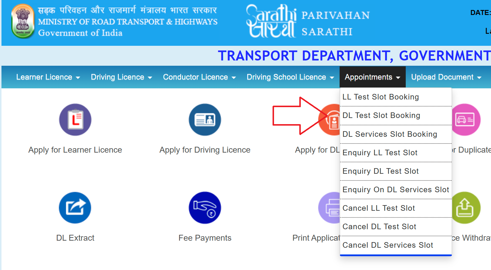 Slot Booking